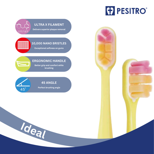 Pesitro Adult Toothbrush Ideal