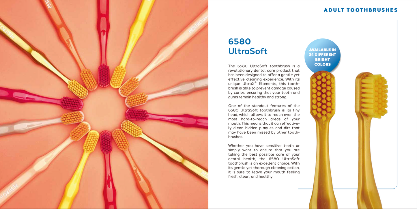 Pesitro Adult Toothbrush Ultrasoft 6580